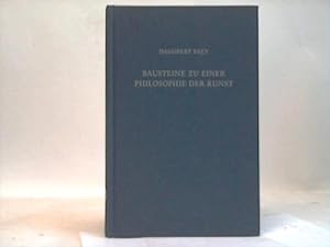 Seller image for Bausteine zu einer Philosophie der Kunst for sale by Celler Versandantiquariat