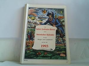 Bild des Verkufers fr Des Lahrer hinkenden Boten neuer historischer Kalender fr den Brger und Landmann auf das Jahr 1993 zum Verkauf von Celler Versandantiquariat
