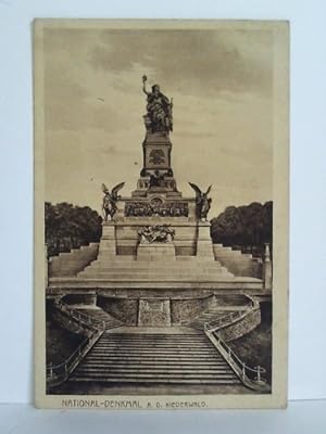 Image du vendeur pour Postkarte: National-Denkmal a. d. Niederwald mis en vente par Celler Versandantiquariat