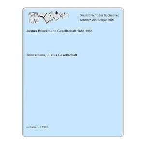 Bild des Verk�ufers f�r Justus Brinckmann Gesellschaft 1886-1986 zum Verkauf von Celler Versandantiquariat