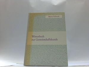 Seller image for Wrterbuch zur Gemeinschaftskunde for sale by Celler Versandantiquariat