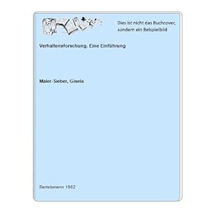 Seller image for Verhaltensforschung. Eine Einfhrung for sale by Celler Versandantiquariat