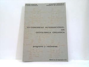 Imagen del vendedor de VII. Congreso Internacional de Geoquimica Organica. Programa y Resmenes a la venta por Celler Versandantiquariat