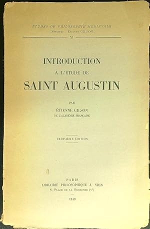 Introduction a l'etude de Saint Augustin