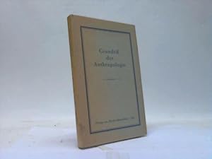 Grundriß der Anthropologie - Autoriseirte dt. Ausgabe des Werkes: Les Races Humaines