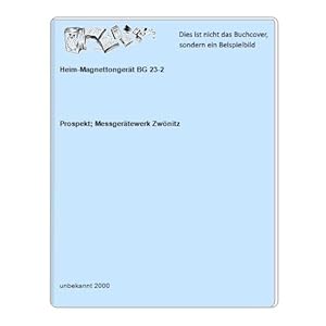 Immagine del venditore per Heim-Magnettongert BG 23-2 venduto da Celler Versandantiquariat