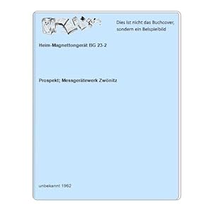 Immagine del venditore per Heim-Magnettongert BG 23-2 venduto da Celler Versandantiquariat