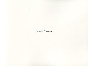 Frank Kappas : 25.4.-31.5.1998 : Young Artist of the Year 1998