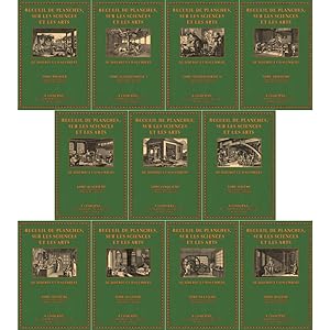 Encyclopédie - Volumes 1 - 17 Textes et 1 - 11 Planches