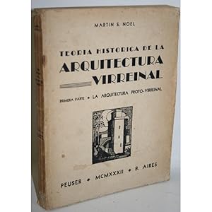 Image du vendeur pour TEORA HISTRICA DE LA ARQUITECTURA VIRREINAL. Primera parte mis en vente par Librera Salamb