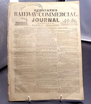 Imagen del vendedor de Herapath's Railway Commercial Journal. (single issue) for August 19th 1854 a la venta por Colophon Books (UK)