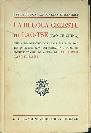 Immagine del venditore per La regola celeste di Lao-Tse venduto da Librodifaccia