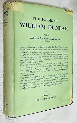 Seller image for The Poems of William Dunbar for sale by Hadwebutknown