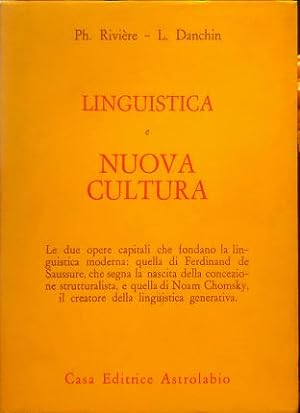 Bild des Verkufers fr Linguistica e nuova cultura. zum Verkauf von Libreria La Fenice di Pietro Freggio