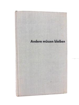 Imagen del vendedor de Andere Mussen Bleiben - German a la venta por World of Rare Books