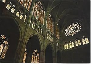 Bild des Verkufers fr POSTAL L00316: Nave central de la catedral de Leon zum Verkauf von EL BOLETIN