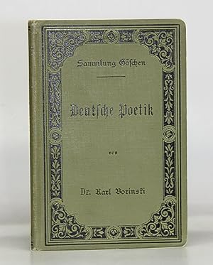 Deutsche Poetik. (Sammlung Göschen 40.)