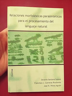 Imagen del vendedor de Reflexiones morfolxicas parasintticas para el procesamiento del lenguaje natural a la venta por Librera Eleutheria