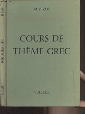 Seller image for Cours de thme grec (9e dition) for sale by Le-Livre