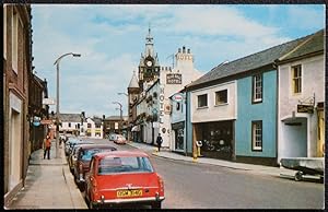 Lockerbie Scotland Postcard Blue Bell Hotel Shetland Shop Wightmans
