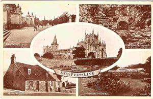 Dunfermline Postcard Scotland Louise Carnegie Pittencrieff Dundee Publisher