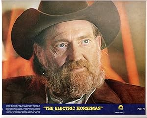 "THE ELECTRIC HORSEMAN" LOBBY CARD No. 790173: WILLIE NELSON. Columbia Pictures, 1979.