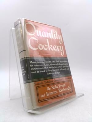 Image du vendeur pour Quantity Cookery: Completely Revised Edition mis en vente par ThriftBooksVintage