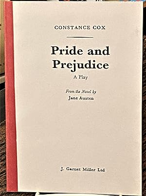 Imagen del vendedor de Pride and Prejudice, A Play, from the Novel by Jane Austen a la venta por My Book Heaven