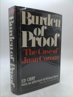 Seller image for Burden of Proof: The Case of Juan Coron for sale by ThriftBooksVintage