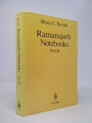 Bild des Verkufers fr Ramanujan's Notebooks: Part III zum Verkauf von ThriftBooksVintage