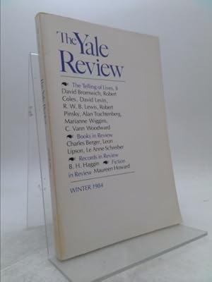 Bild des Verkufers fr Yale Review, Winter 1984 zum Verkauf von ThriftBooksVintage
