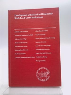 Seller image for Development of Research at Historically Black Land-Grant Institutions for sale by ThriftBooksVintage