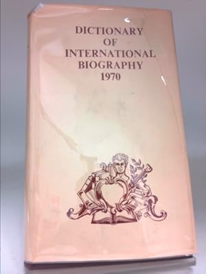 Bild des Verkufers fr Dictionary Of International Biography 1969~1970 Part 1 a through L zum Verkauf von ThriftBooksVintage
