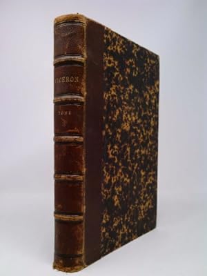 Bild des Verkufers fr Oeuvres compl tes de Cic ron: avec la traduction en français 1843 [Leather Bound] zum Verkauf von ThriftBooksVintage