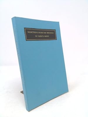 Bild des Verkufers fr Selections from the Writings of 'Abdu'l-Baha zum Verkauf von ThriftBooksVintage