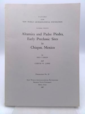 Seller image for Altamira and Padre Piedra, early Preclassic sites Chiapas, Mexico, for sale by ThriftBooksVintage