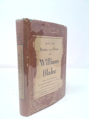 Bild des Verkufers fr Selected Poetry and Prose of William Blake (Modern Library) zum Verkauf von ThriftBooksVintage