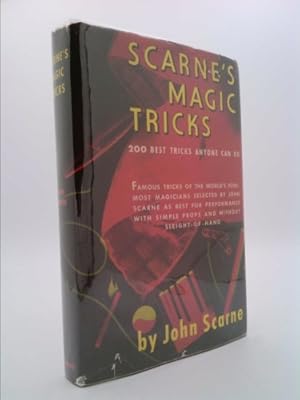 Bild des Verkufers fr Scarne's tricks: Scarne on card tricks and Scarne's magic tricks zum Verkauf von ThriftBooksVintage