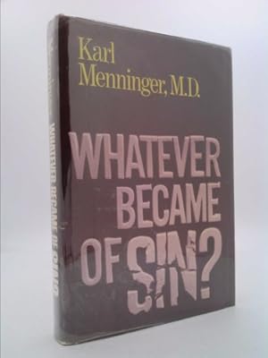 Bild des Verkufers fr Whatever Became of Sin? by Karl A. Menninger (1973-09-02) zum Verkauf von ThriftBooksVintage