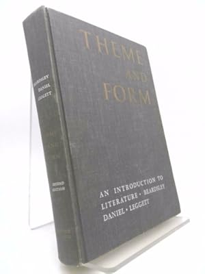 Image du vendeur pour Theme And Form: an Introduction to Literature mis en vente par ThriftBooksVintage