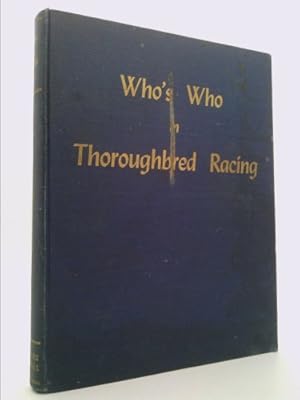 Seller image for Who's Who in Thoroughbred Racing Vol II for sale by ThriftBooksVintage