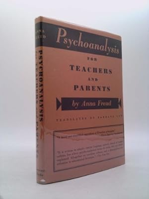 Image du vendeur pour Psychoanalysis for Teachers and Parents: Introductory Lectures mis en vente par ThriftBooksVintage