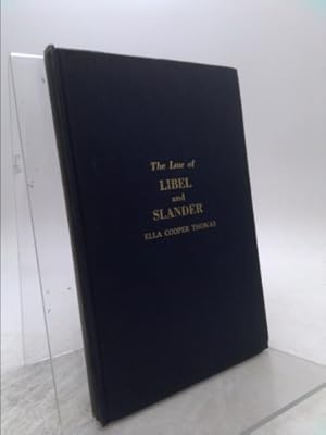 Seller image for The Law of Libel and Slander, and Related Action for sale by ThriftBooksVintage