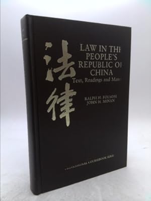 Bild des Verkufers fr Law in the People's Republic of China: Text, Readings, and Materials zum Verkauf von ThriftBooksVintage