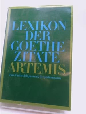 Seller image for Lexikon Der Goethe Zitate for sale by ThriftBooksVintage