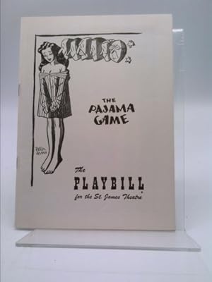 Imagen del vendedor de The Pajama Game (The Playbill for the St. James Theatre June 25th, 1956) a la venta por ThriftBooksVintage