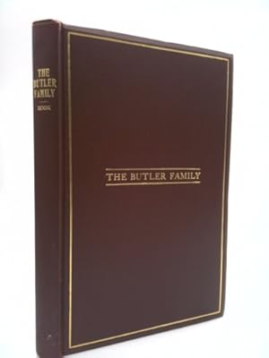 Bild des Verkufers fr The Butler Family (Classic Reprint) zum Verkauf von ThriftBooksVintage