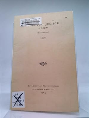 Seller image for Political Justice: A Poem for sale by ThriftBooksVintage
