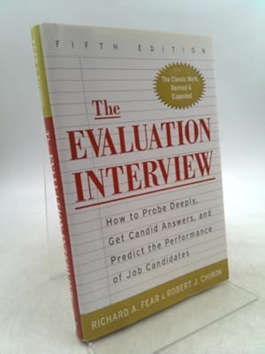 Imagen del vendedor de The Evaluation Interview a la venta por ThriftBooksVintage