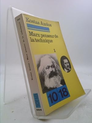 Image du vendeur pour Marx penseur de la technique, Vol. I mis en vente par ThriftBooksVintage